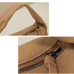 ☆総手縫い/ 国産人気  /シンプルな本革ハンドバッグ柔らかい 3枚目の画像
