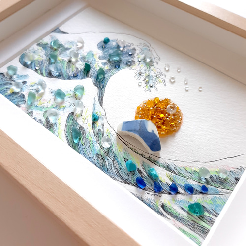シーグラスアート🫧Seaflower | こんにちは🤗 シーグラスアート