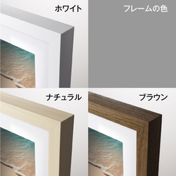 〈富士山と大波〉シーグラスアート 7枚目の画像