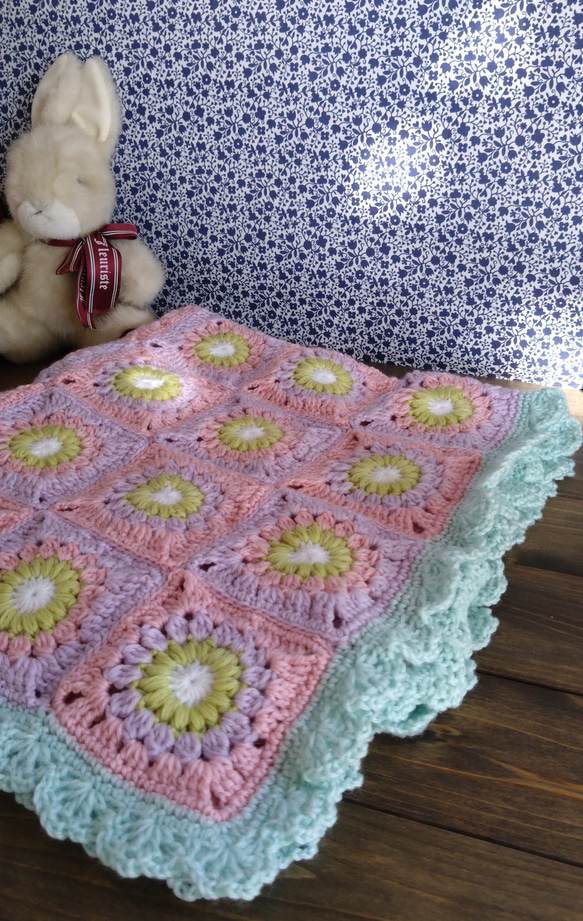 楽天市場】garden flower blanket L-size（約130x85cm