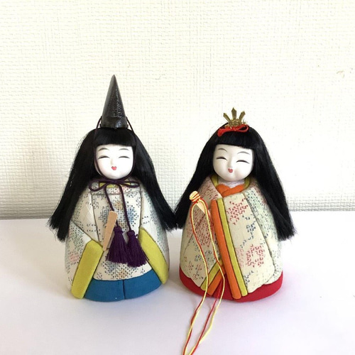 雛人形　お値下げ中　豆雛　ハンドメイド③ 木目込み雛 雛人形 お値下げ中 豆雛 ハンドメイド③ 木目込み雛