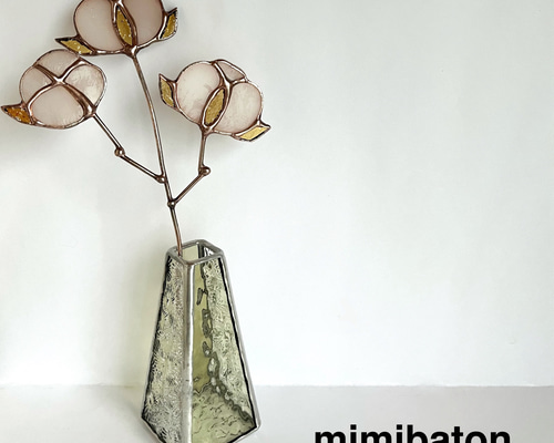 ⚫︎受注製作⚫︎mimibaton ＊ステンドグラスのラベンダー
