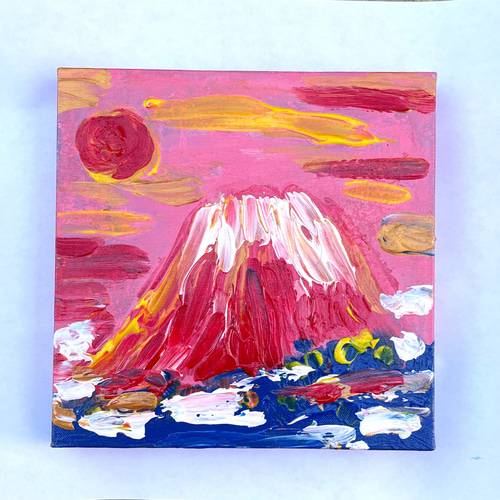 縁起物！！赤富士原画一点物 赤富士 （その一） 絵画 ギャラリー