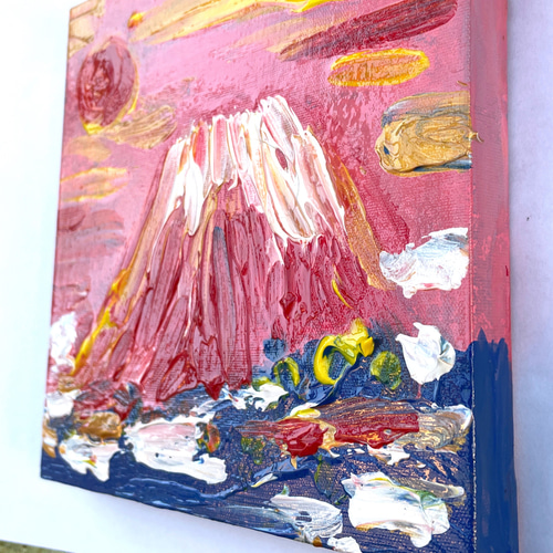 縁起物！！赤富士原画一点物 赤富士 （その一） 絵画 ギャラリー