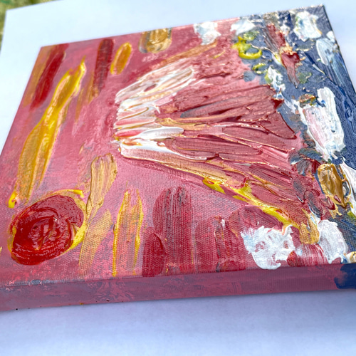 縁起物！！赤富士原画一点物 赤富士 （その一） 絵画 ギャラリーtoteme