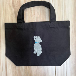 シェルティトートバッグ、シェルティ、刺繍、トートバック トート