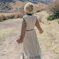 ベルギーリネン100% V ニットベスト ベスト CH_hdmn 通販