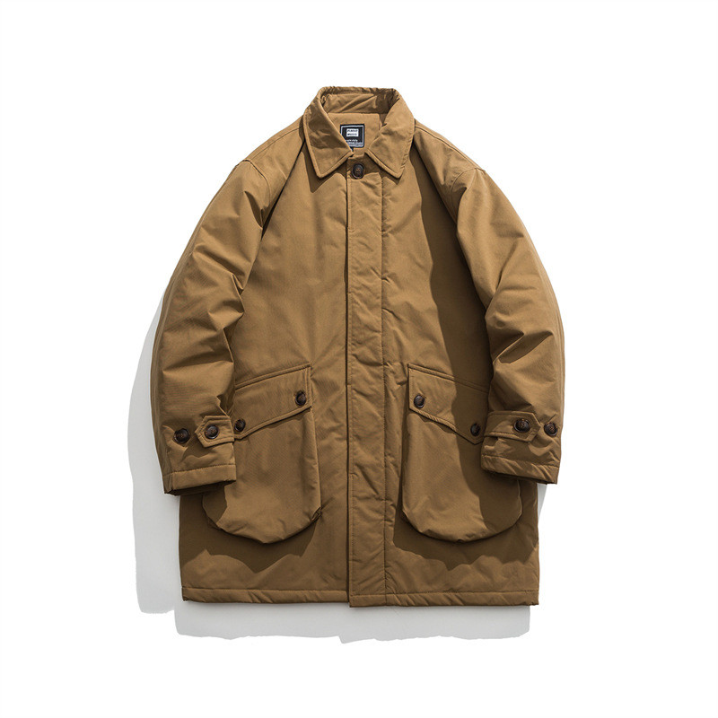 冬の新品の長尺綿服レトロなオーバーコート綿服 3カラー 20.-1214