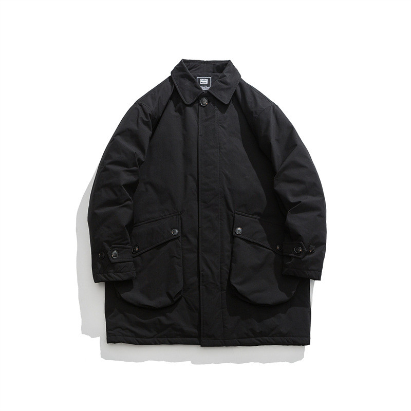 冬の新品の長尺綿服レトロなオーバーコート綿服 3カラー 20.-1214