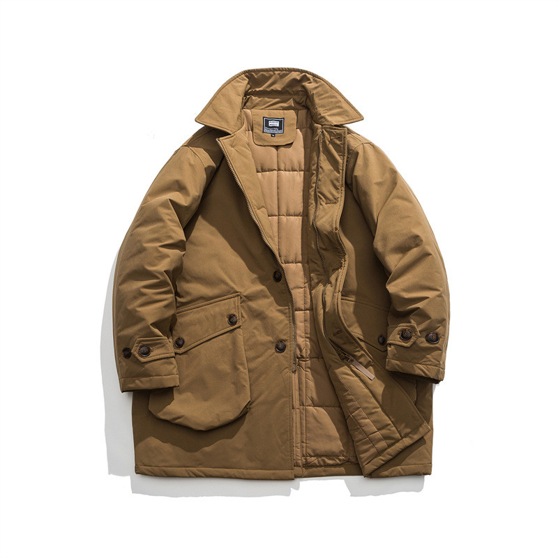 冬の新品の長尺綿服レトロなオーバーコート綿服 3カラー 20.-1214