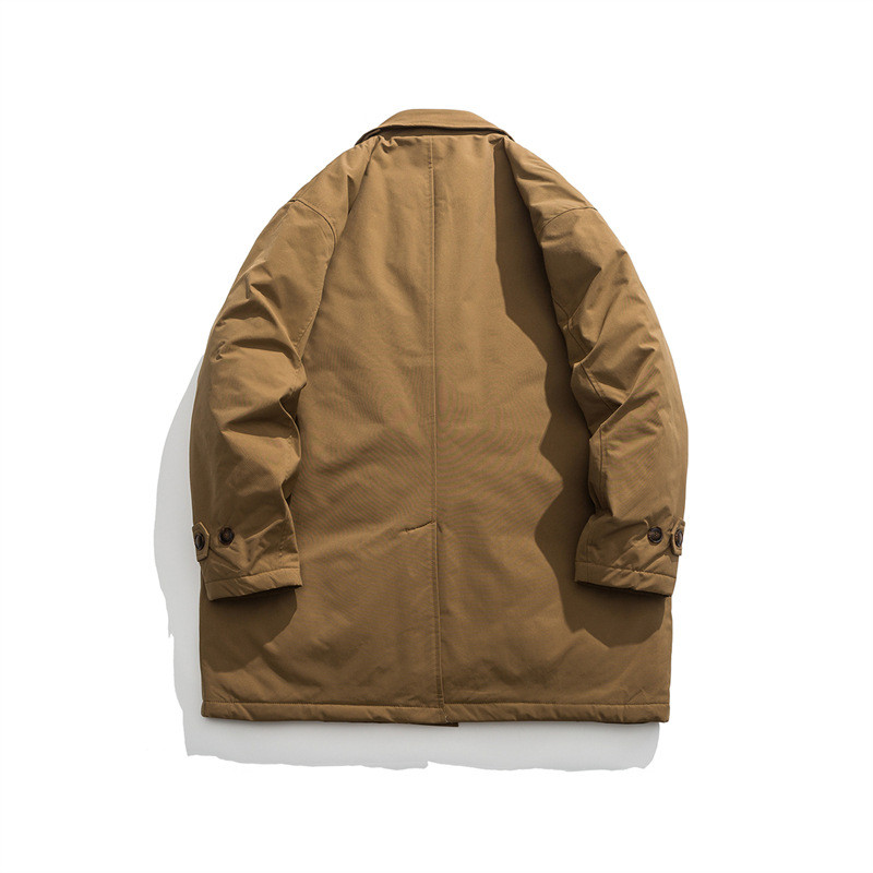 冬の新品の長尺綿服レトロなオーバーコート綿服 3カラー 20.-1214