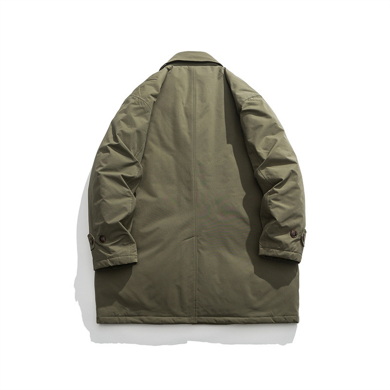 冬の新品の長尺綿服レトロなオーバーコート綿服 3カラー 20.-1214