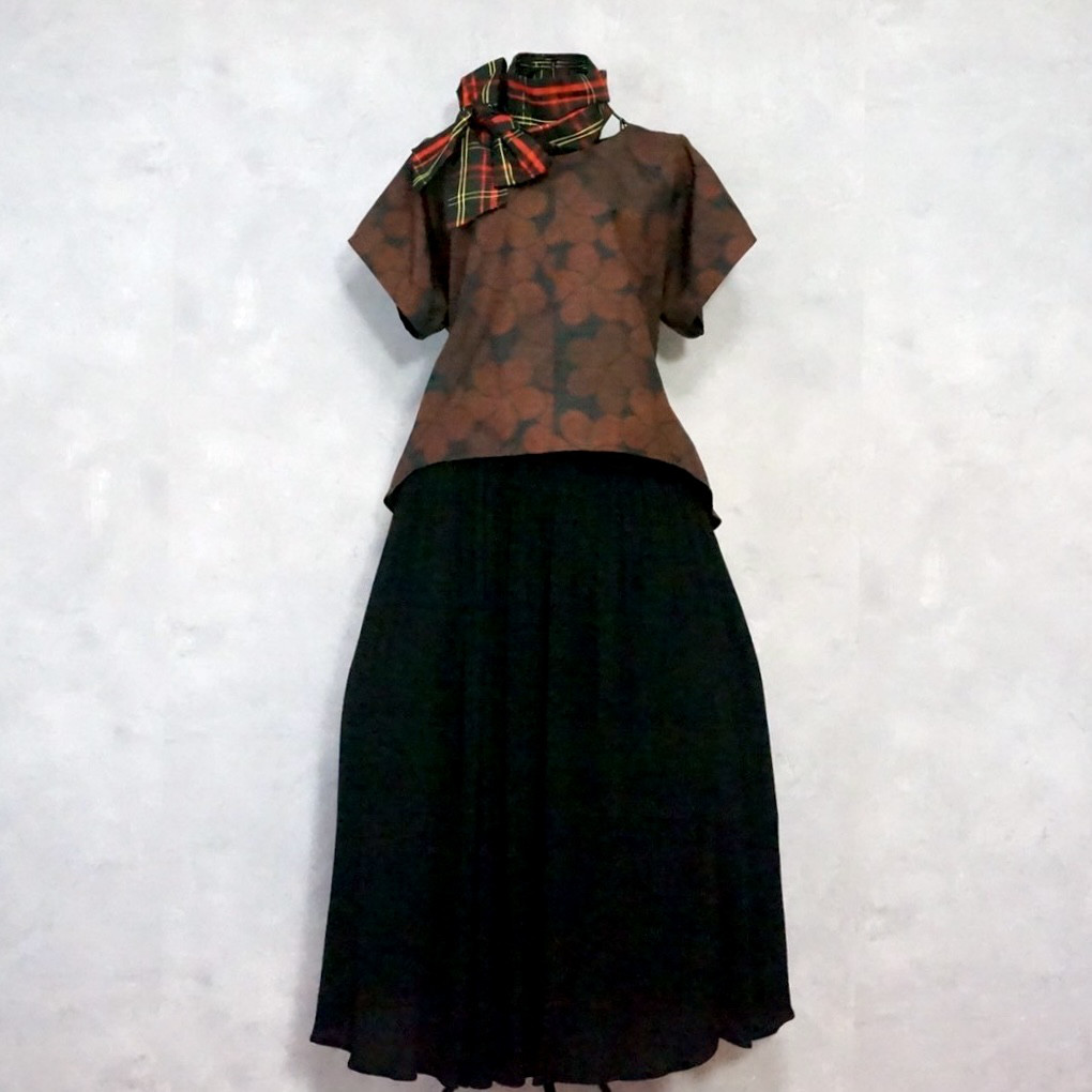 Invermaryasociados - 着物リメイク セットアップ & スヌード  