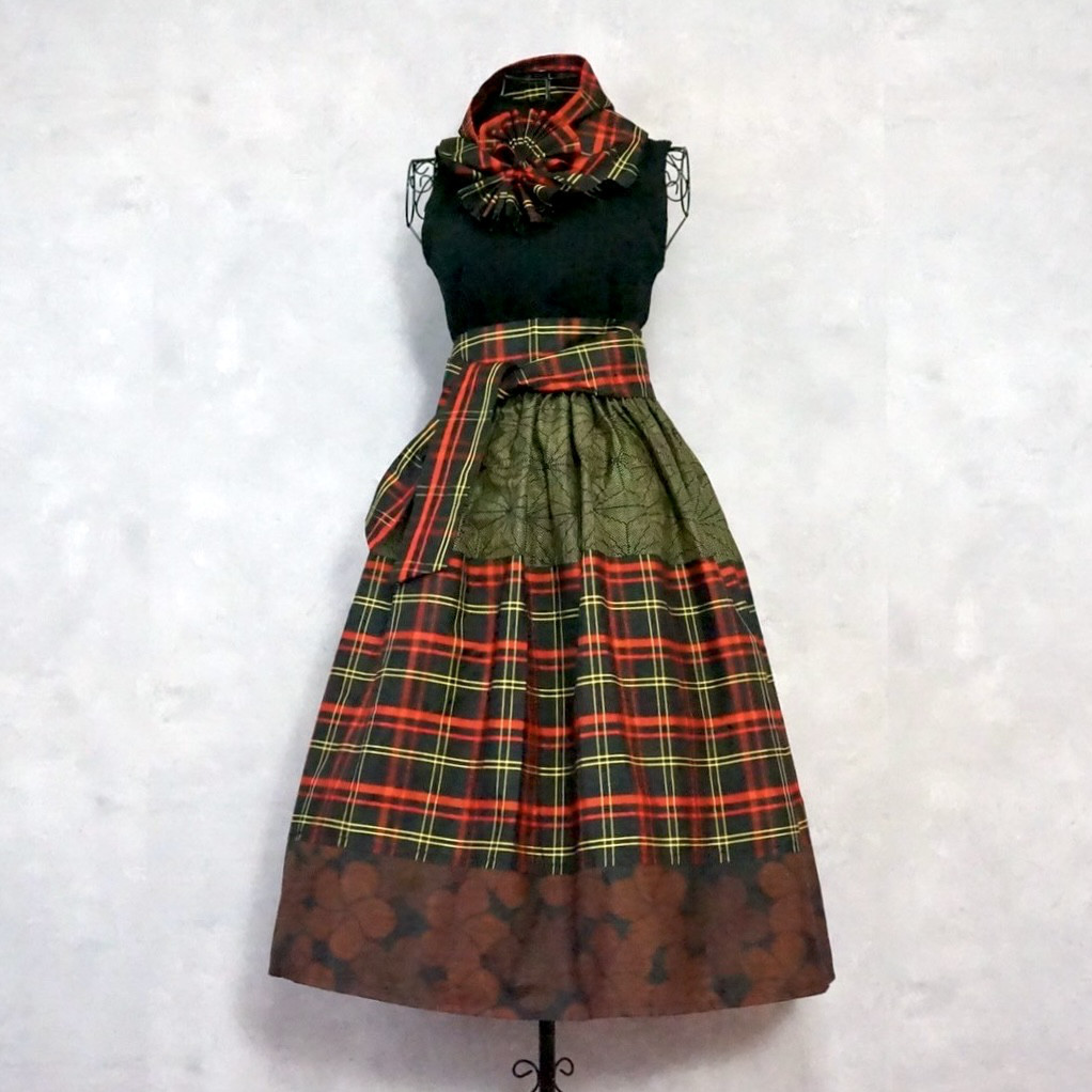 Invermaryasociados - 着物リメイク セットアップ & スヌード  