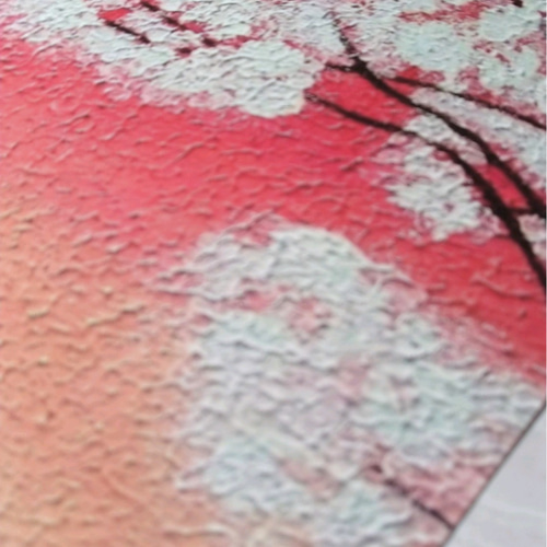 風景画 桜の絵 『花咲くところに希望も咲く』アート ポスター 桜
