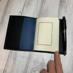 トラベラーズノートカバー　牛革、刻印＆拭き染め　カードポケット付き it-67ee7dff35cbd-1200.jpg