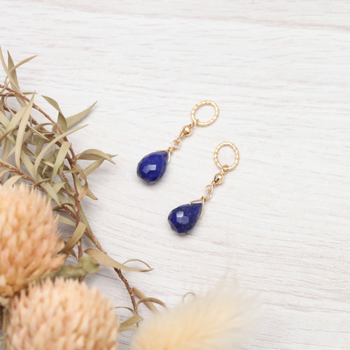 k18 ラピスラズリ チャーム