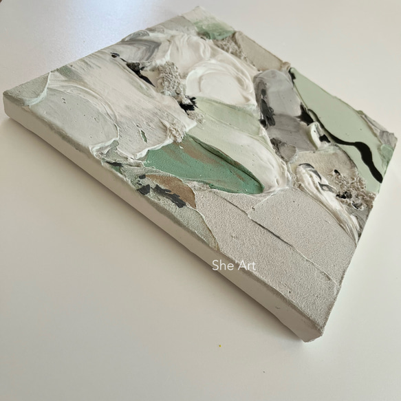 原画SM・nuance・モスグリーン/モダンアート・インテリア 絵画 インテリアアート フラワーアート インテリア