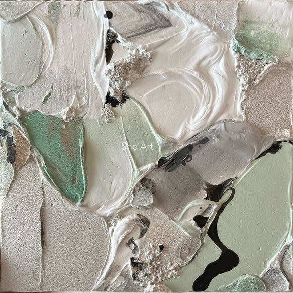 原画SM・nuance・モスグリーン/モダンアート・インテリア 絵画 インテリアアート フラワーアート インテリア