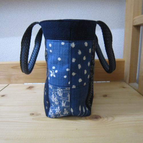 武州制藍染＊トートバック＊パッチワーク＊インディゴ＊和柄