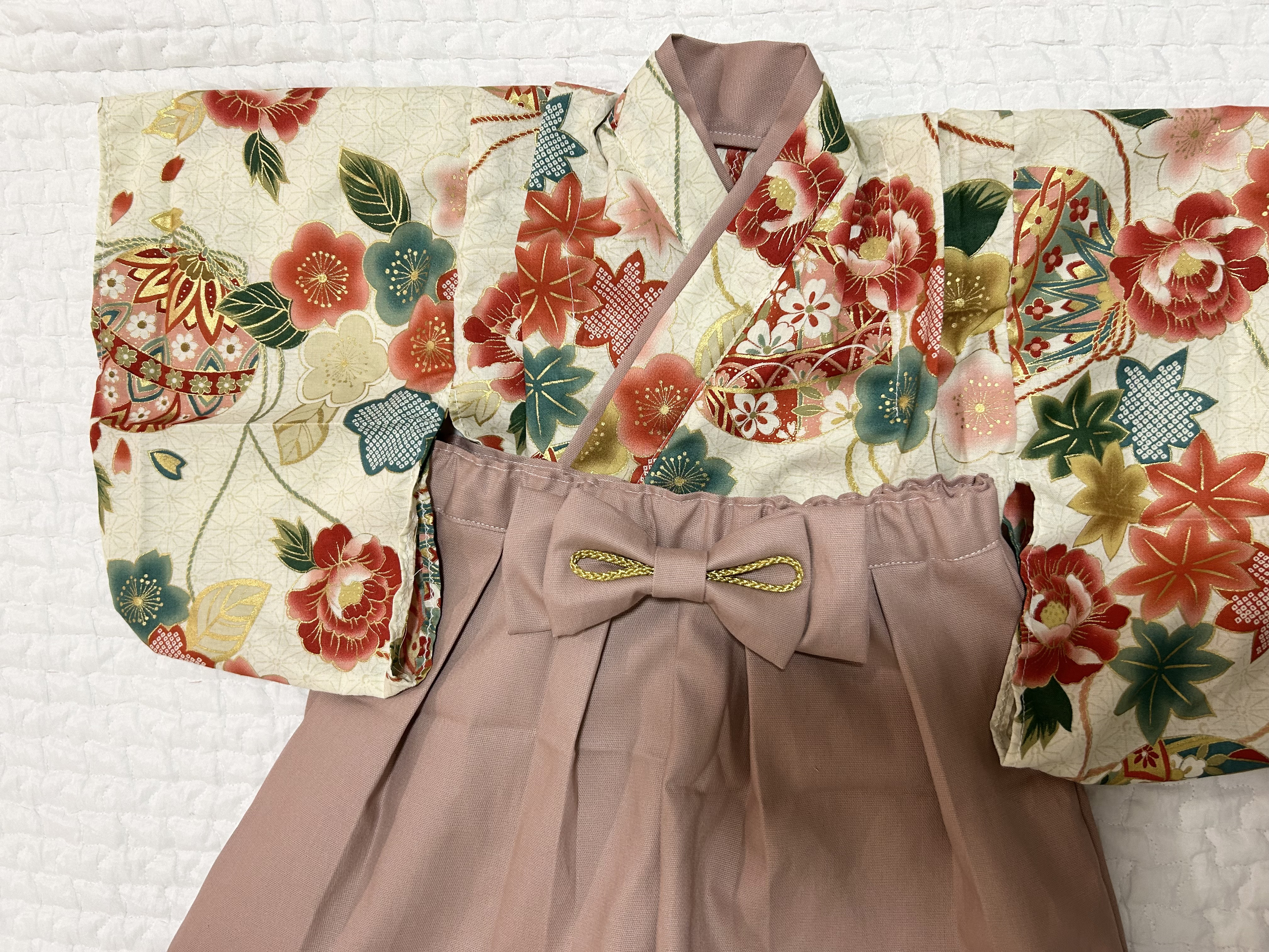 ベビー袴70〜80 お正月　お食い初め　ひな祭り　753