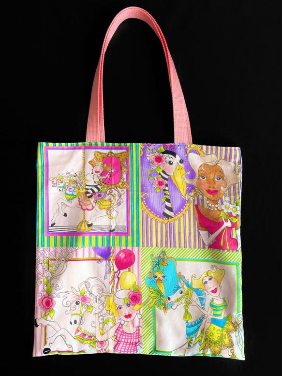 Loralie tote bag(ロラライトートバッグ)／Pink-Pink 2枚目の画像