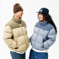 秋冬新品 ショートスタンドカラーダウンジャケット メンズ ユニセックス厚手暖かいカップルコート レディース ヴィンテージ 5枚目の画像