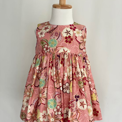 楽天市場】和柄 花柄ワンピース カシュクール Vネック シフォン