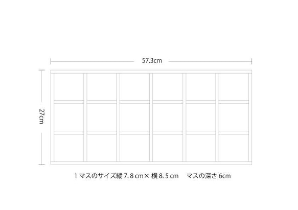 【永野様オーダー品】オーダー仕切り箱（標本箱・木箱）収納棚 1枚目の画像