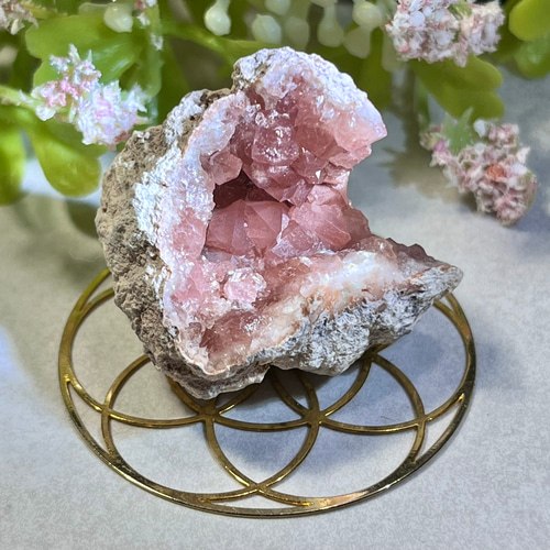 希少】 ピンクアメジスト✨ クラスター ラフストーン 原石 ジオード