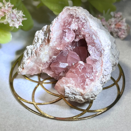 希少】 ピンクアメジスト✨ クラスター ラフストーン 原石 ジオード