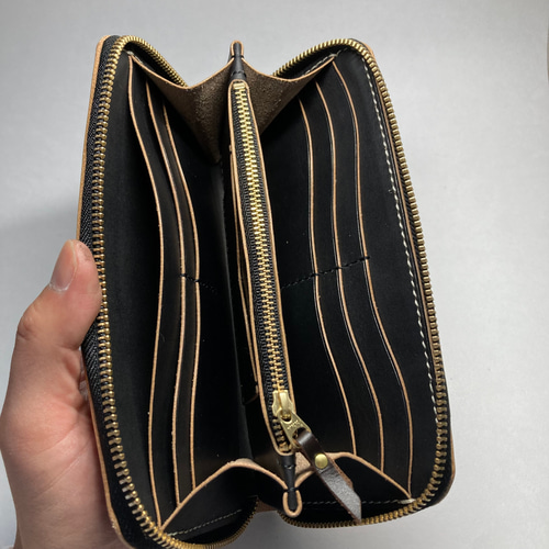 受注生産》【タトゥー×レザー】長財布 アメトラ オールドスクール