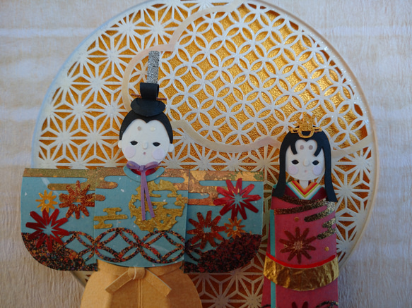 おひなさま(小さなインテリア) 雛人形、節句の飾り、季節の贈り物 3枚目の画像