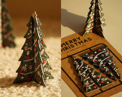 クリスマスツリー 立体 インテリア クリスマス ミニチュア プレゼント