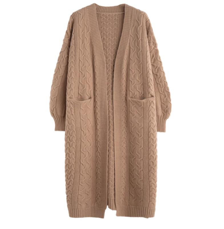 【季節先取り・特価】ロングカーディガン・ セーター ニット TJ0Ⅰ5　3色