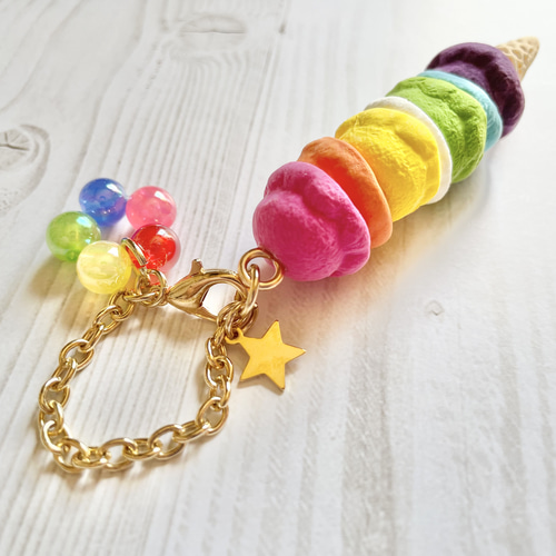 レインボー アイスクリーム ビビットカラー その他アクセサリー