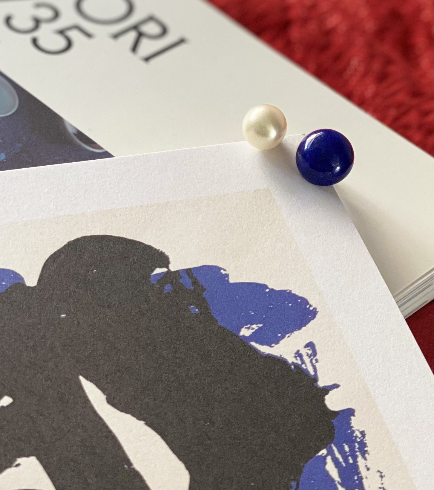 asobigokoro fork ring   あこやパール×ラピスラズリSV925