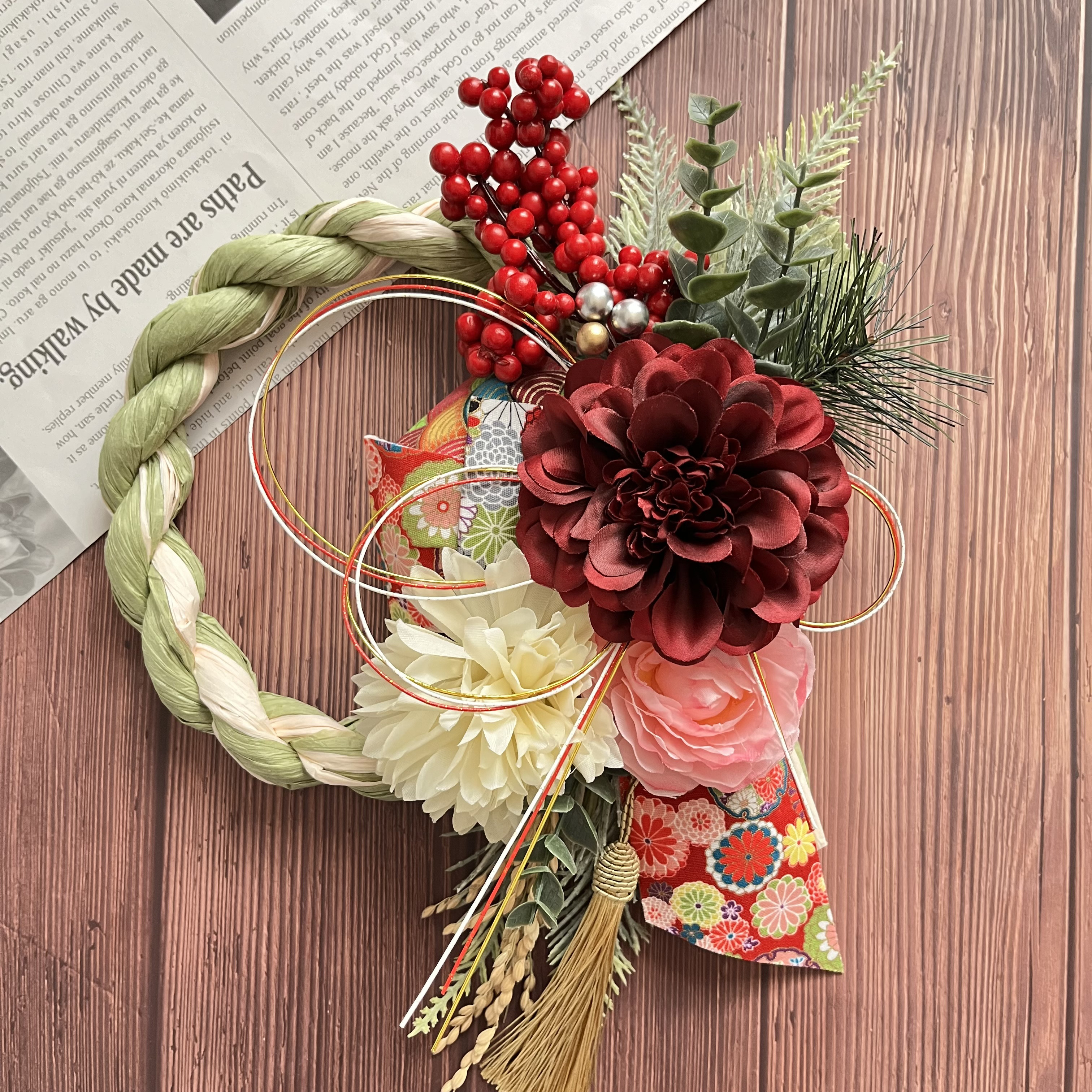 特別ハンドメイド・手芸 - No.135 いちごのリース クリスマス