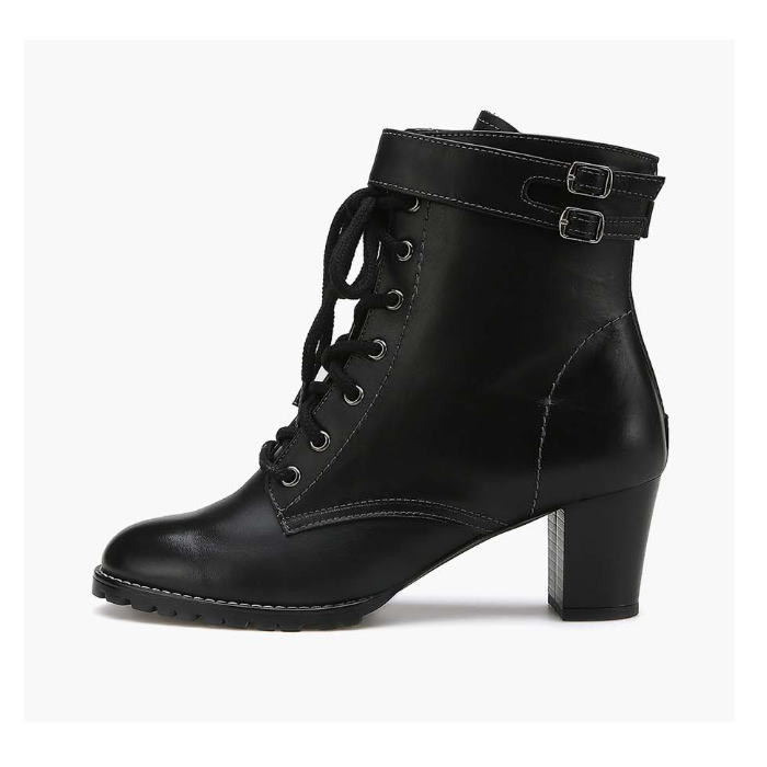 レースアップショートブーツ レザーブーツ (neb) 本革ブーツ オーダーシューズ 小さいサイズ 大きいサイズ