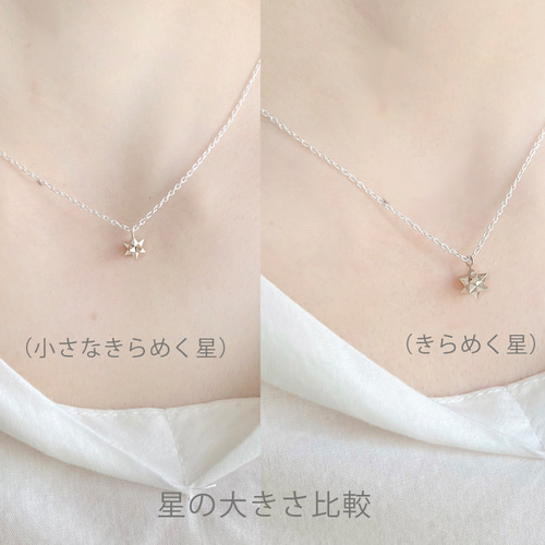 きらめく星のペアネックレス ネックレス・ペンダント Garrotin