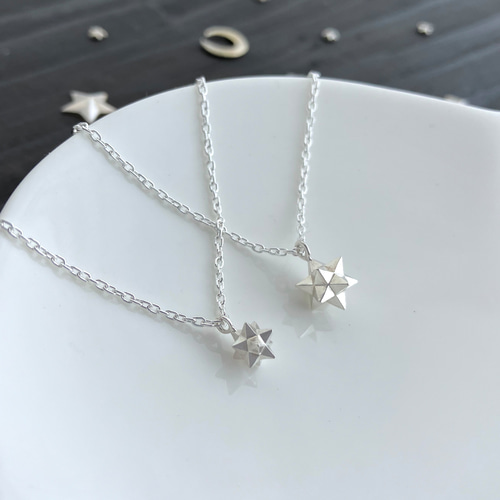 きらめく星のペアネックレス ネックレス・ペンダント Garrotin