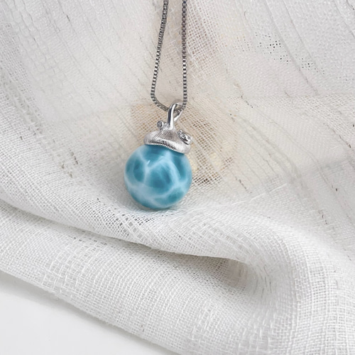 ラリマーデザインペンダント 高品質++]ラリマーペンダントトップ