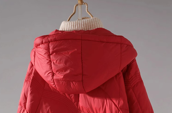 冬 暖かい ミドル丈ダウンジャケット 厚手のコート 5色 11枚目の画像