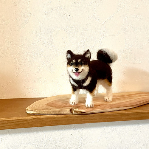 あっちゃん様オーダー品 黒柴犬 羊毛フェルト よっちみかん 通販 