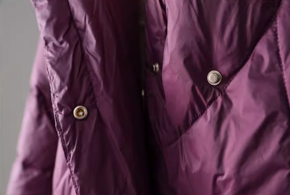 冬 暖かい ミドル丈ダウンジャケット 厚手のコート 3色 8枚目の画像