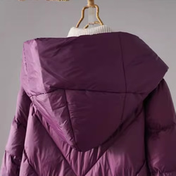 冬 暖かい ミドル丈ダウンジャケット 厚手のコート 3色 10枚目の画像