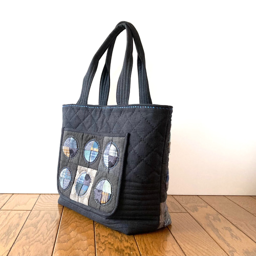 ドランカーズパスのパッチワークキルトバッグ トートバッグ