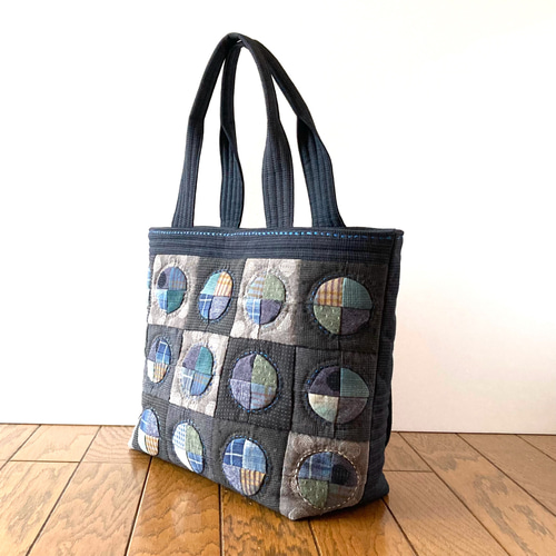 ドランカーズパスのパッチワークキルトバッグ トートバッグ lilla