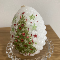 カッティングボード クリスマスオブジェ デコパージュ 立体・オブジェ