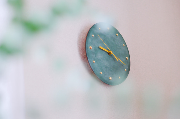 《CERETTA》Leather　Wall Clock 《12colors》 4枚目の画像